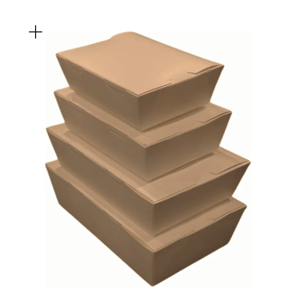 Kraft-Lunch-Box-Brown-No-Window Kraft Lunch Box (Brown – No Window)